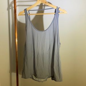 Lululemon Flowy Grey Workout Tank
